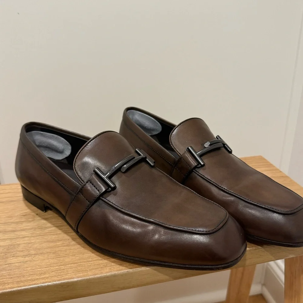 TOD'S | Doppia Double  Leather Bit Loafer ~ Size 6.5 ( 40/41)